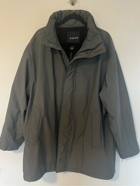 Slates Men's Dark Gray Rain Jacket